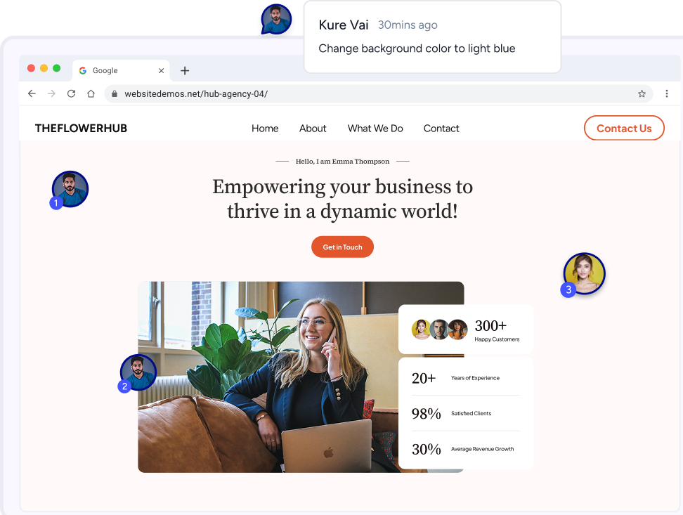 Login banner showing collaboration tools